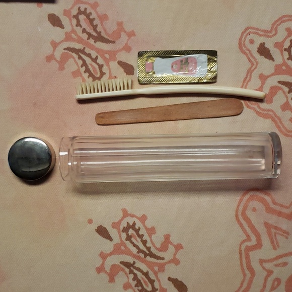 Vintage Vanity Set Antique French Travel Grooming Toiletries Set - Picture 8 of 17